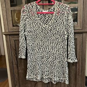 J. Jill Crochet Sweater